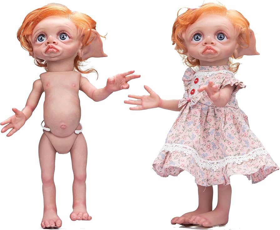 Amazon.com: Anano Reborn Elf Doll Silicone Body 17 Inch Realistic