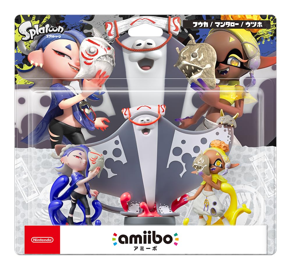 Amazon.com: Splatoon Deep Cut Amiibo Set (Shiver, Frye, & Big Man