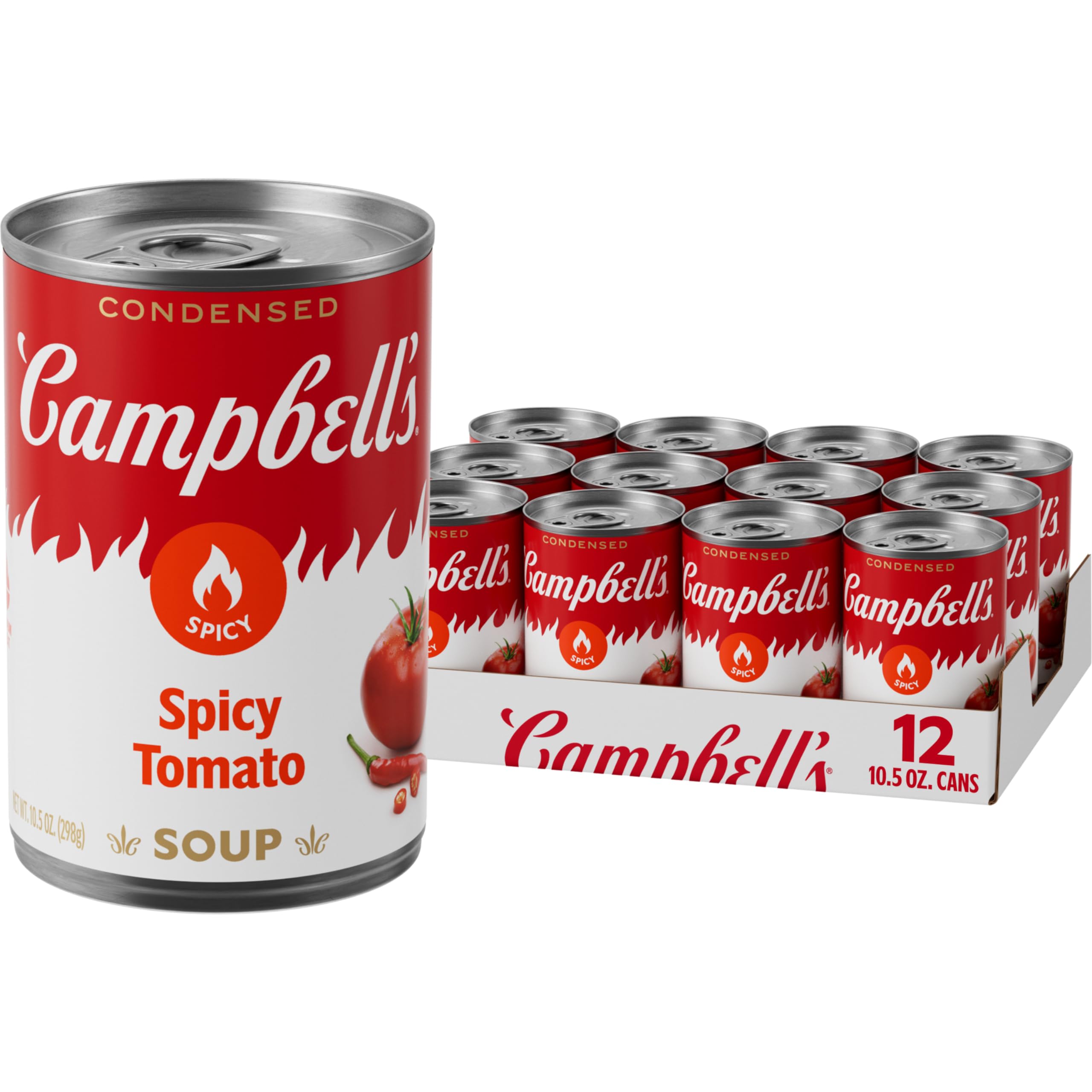 Amazon.com : Campbell's Condensed Spicy Tomato Soup, 10.5 oz Can
