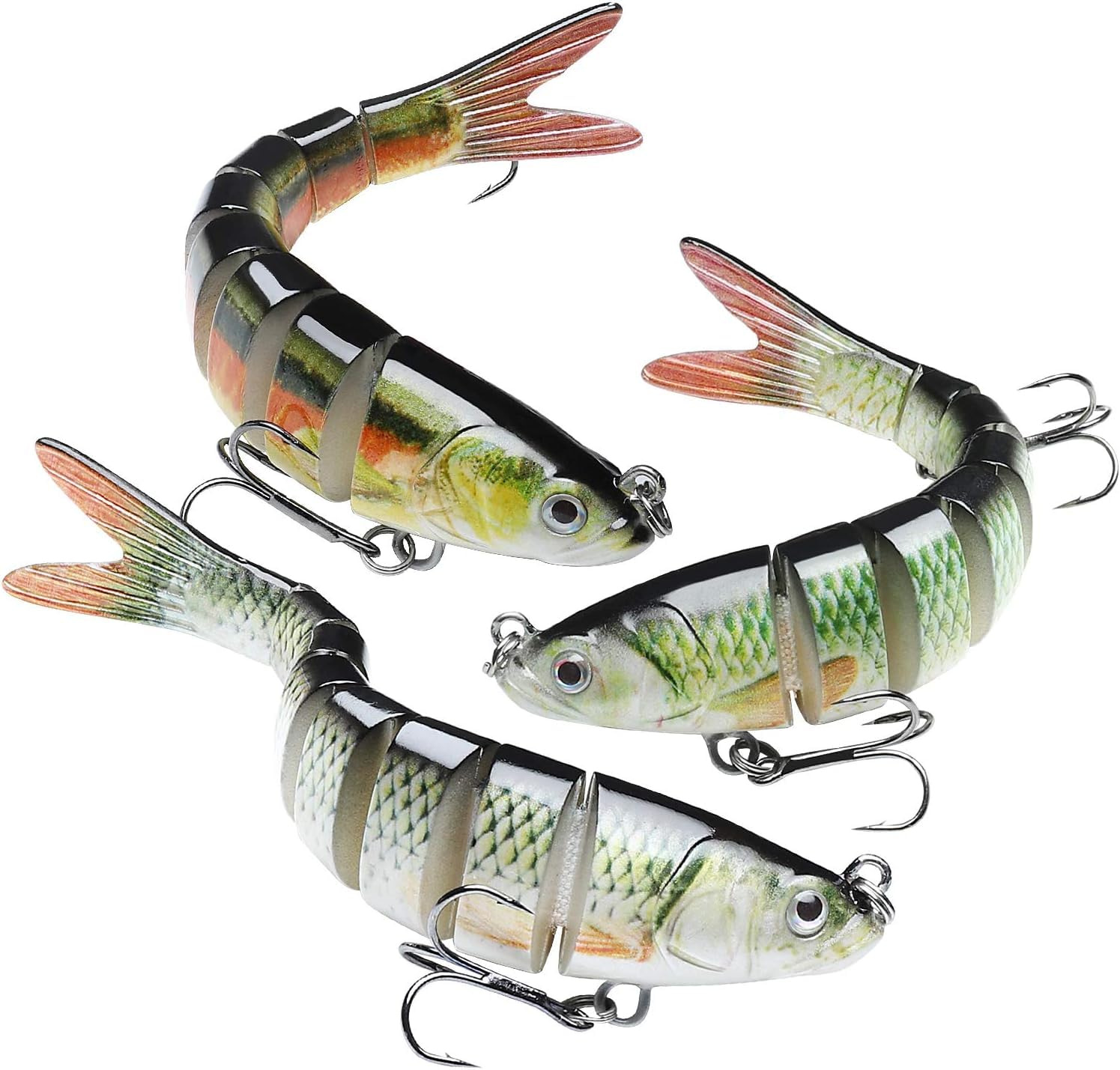 Amazon.co.jp: HUACHENG ビッグベイト ルアー ゆらゆら 3本セット