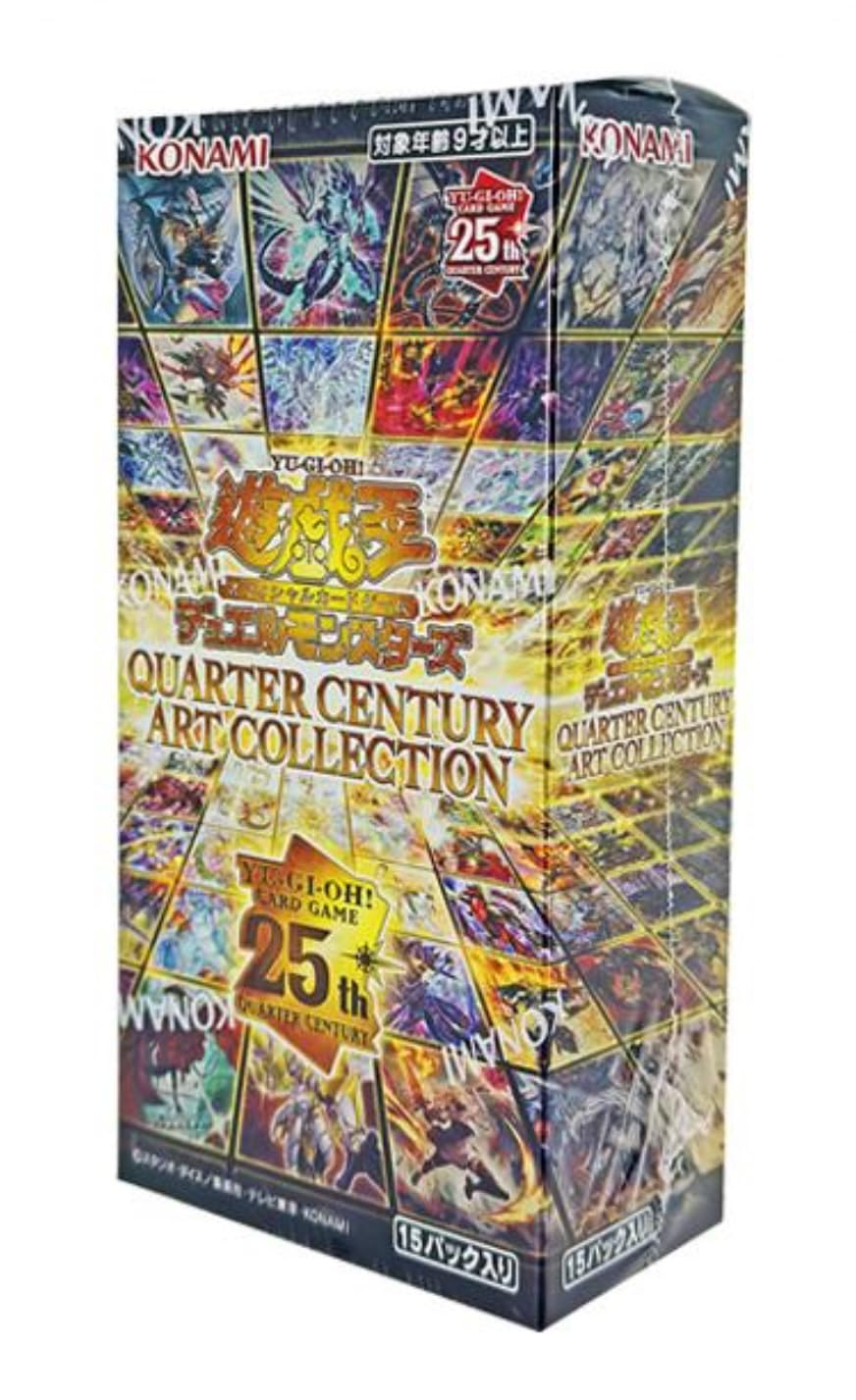 遊戯王 クオーターセンチュリーアートコレクション 4BOX 遊戯王