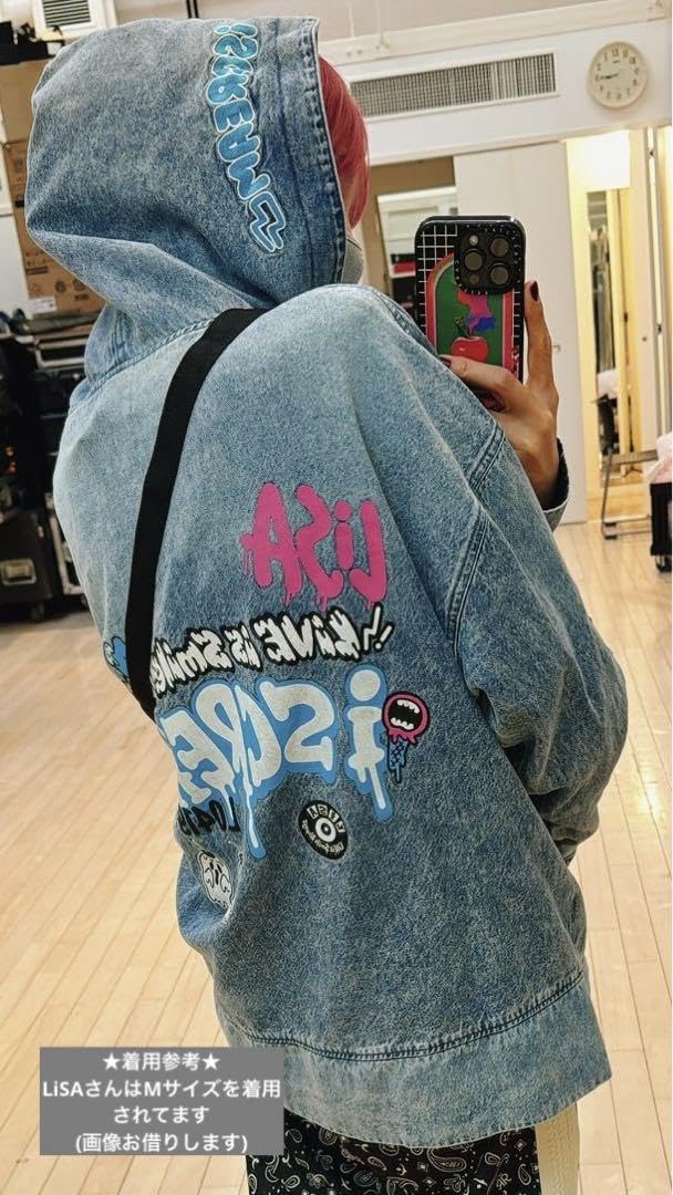 Amazon.co.jp: LiSA デニムパーカー i SCREAM Ver. Lサイズ グッズ