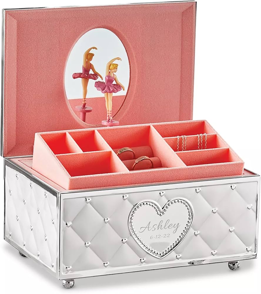 Amazon.com: Personalized Musical Ballerina Jewelry Box by Lenox