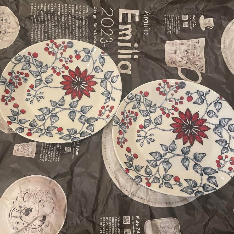 Amazon.co.jp: アラビア ルノ フロストベリー オーバル 2セット scope