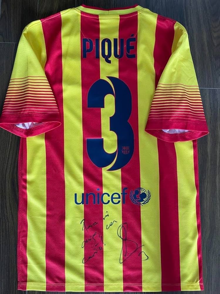 バルセロナ 選手実使用ユニフォーム 証明書付き チーム直筆サイン