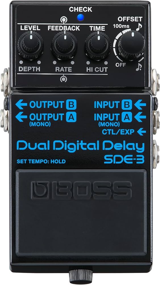 Amazon.com: BOSS SDE-3 Dual Digital Delay Pedal | Authentic Sound