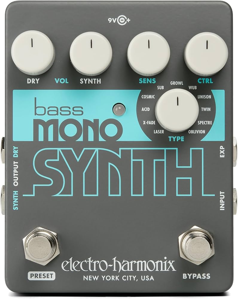 Amazon.com: Electro-Harmonix Bass Mono Synth Bass Synthesizer