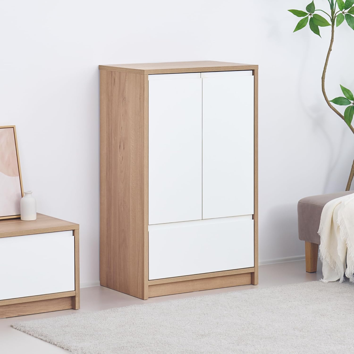 ニトリ 食器棚 レンジ台 幅60cm キッチン収納 フォルムN d2235 ニトリ