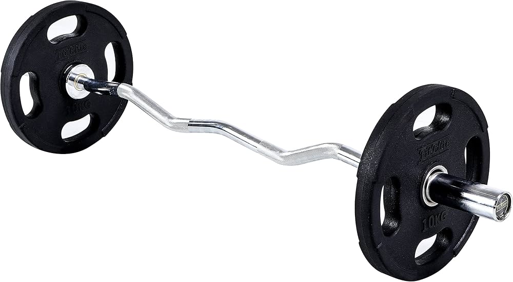 Amazon | FitElite(フィットエリート) オリンピックバーベル133KG