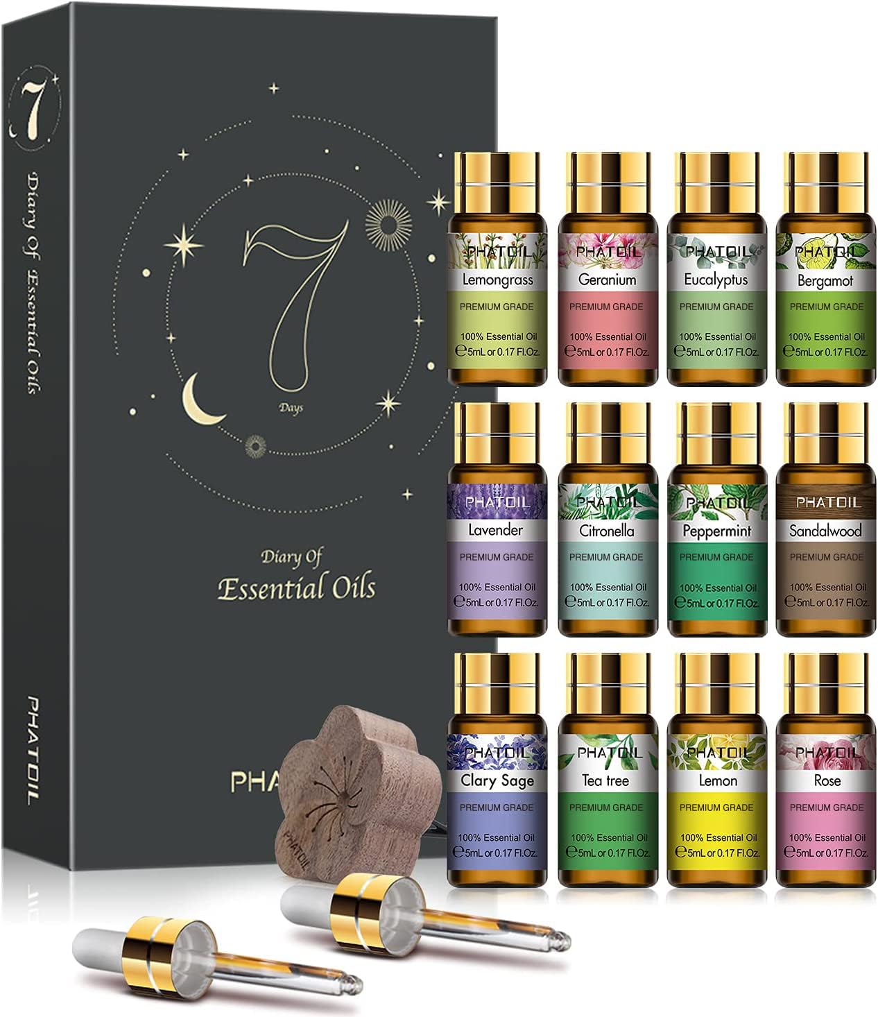 Amazon | PHATOIL アロマオイル セット エッセンシャルオイルセット