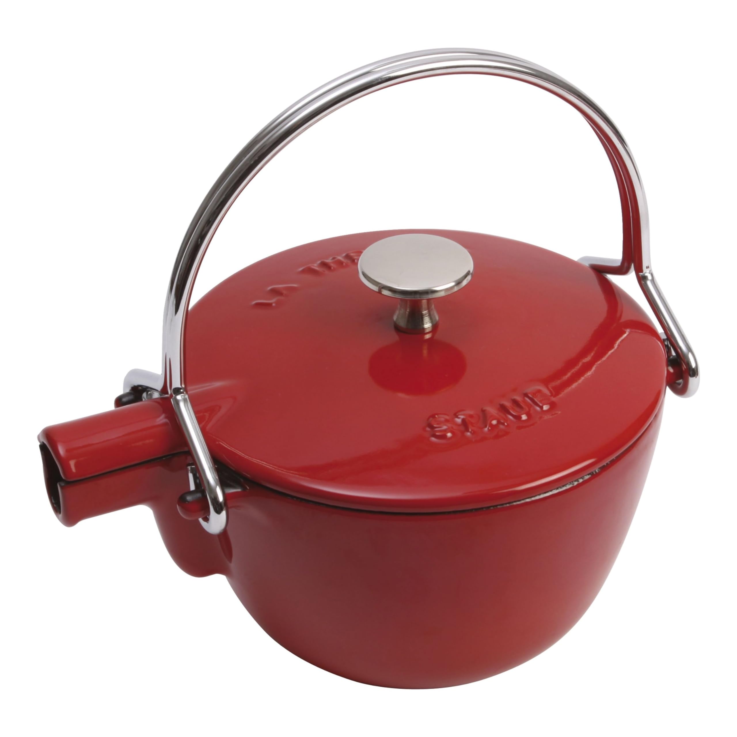Amazon｜staub ストウブ 「 ラウンド ティーポット チェリー 16.5cm