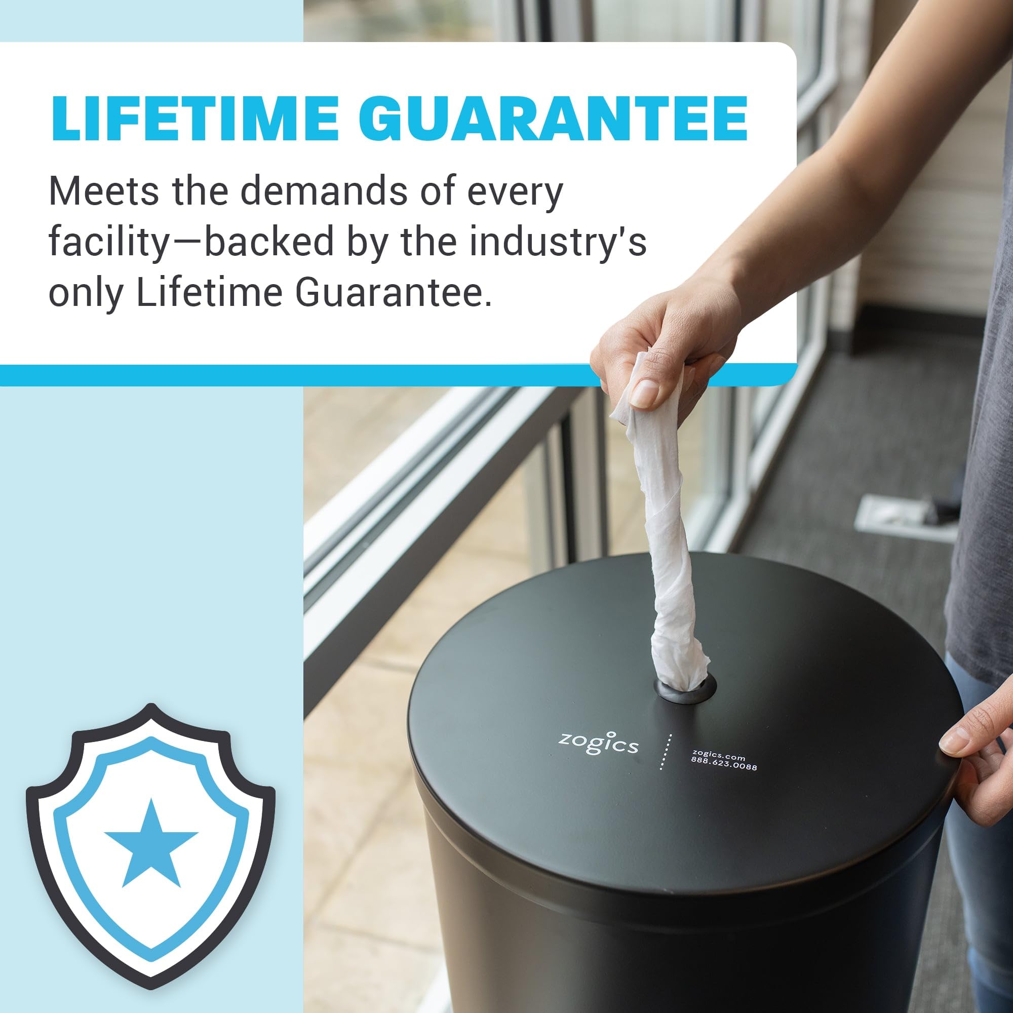 Amazon.co.jp: Zogics ジムワイプディスペンサースタンドとゴミ箱