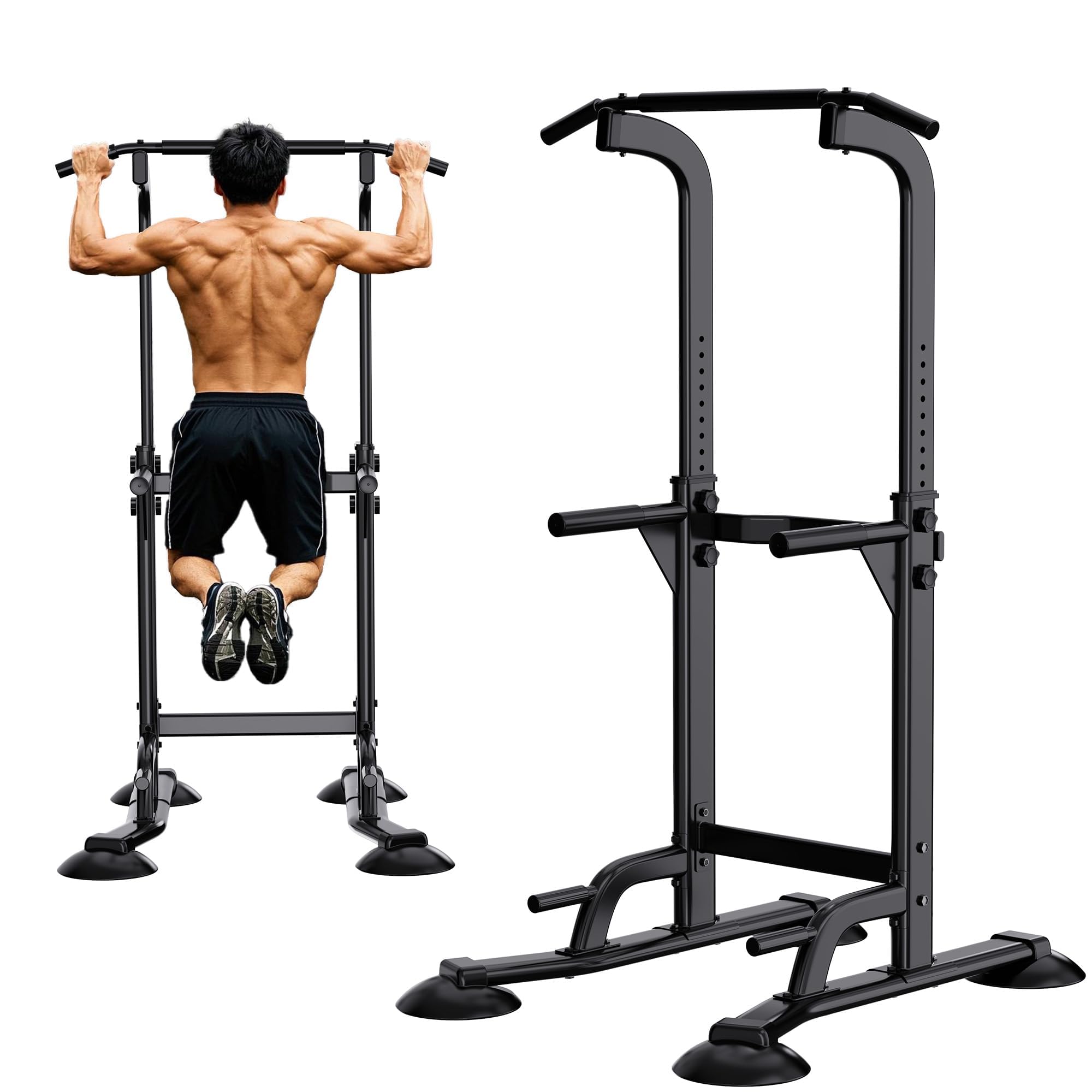 ぶら下り健康器 懸垂マシン 懸垂バー コンパクト 10段調節 耐荷重150kg