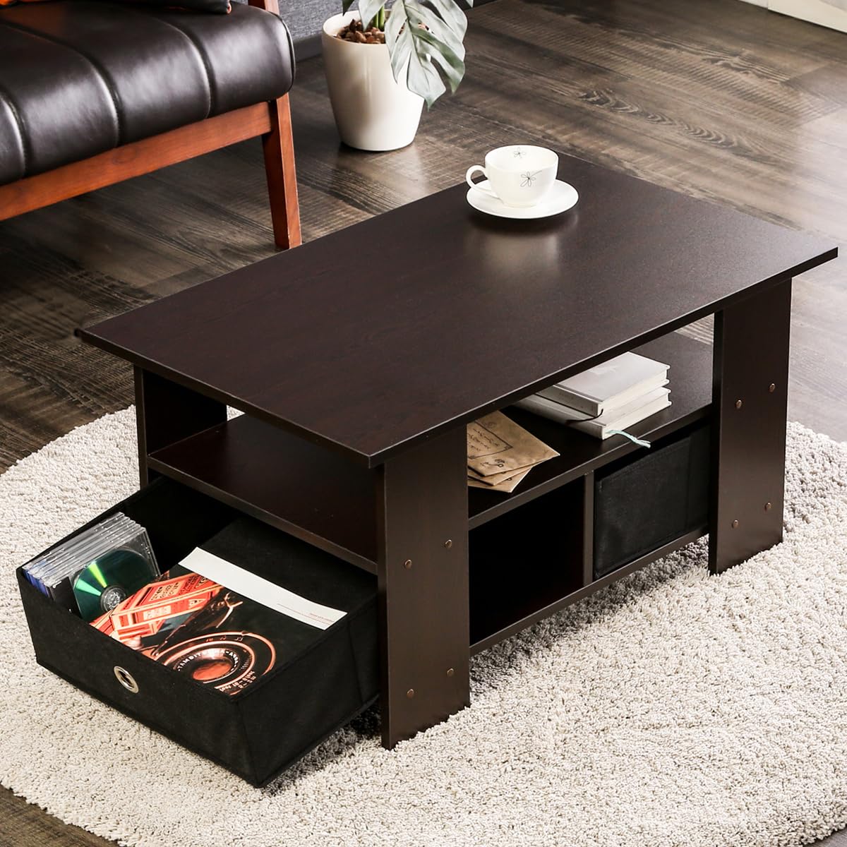 Amazon.co.jp: システムK センターテーブル【使いやすい大容量 木製