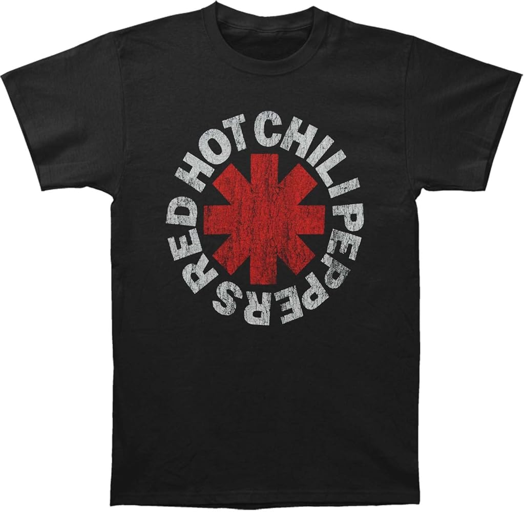 Red Hot Chili Peppers Vintage Distressed Asterisk T-Shirt Small
