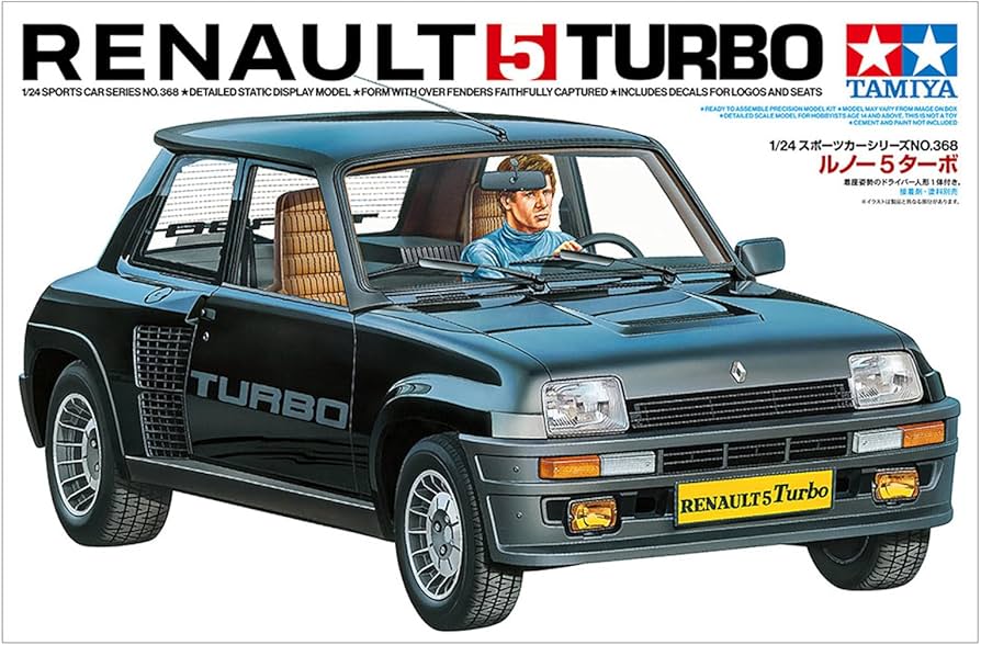 Amazon.com: Tamiya 24368 Renault 5 Turbo Plastic Model Kit : Arts