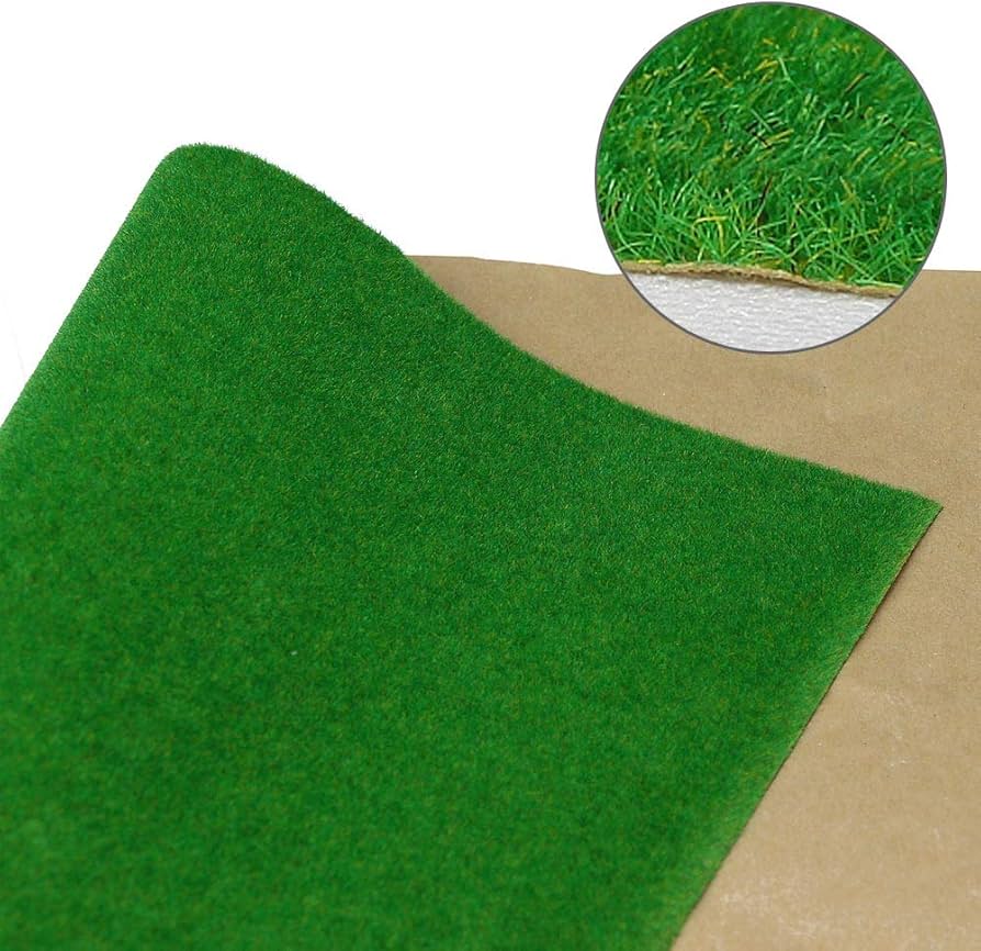 Amazon.co.jp: 芝生マット 大判 1枚入り 人工芝 ロール マット 緑色