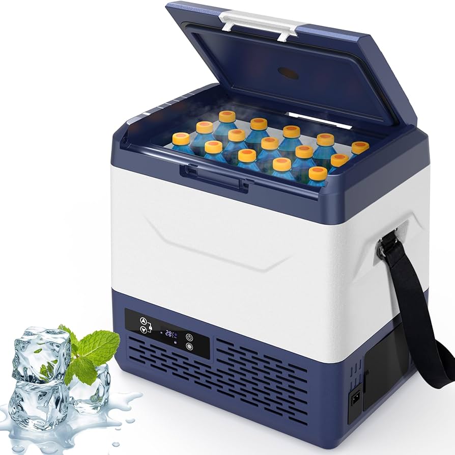 Amazon.co.jp: Anlaby 車載冷蔵庫 15L -20℃～20℃ 急速冷凍 ポータブル