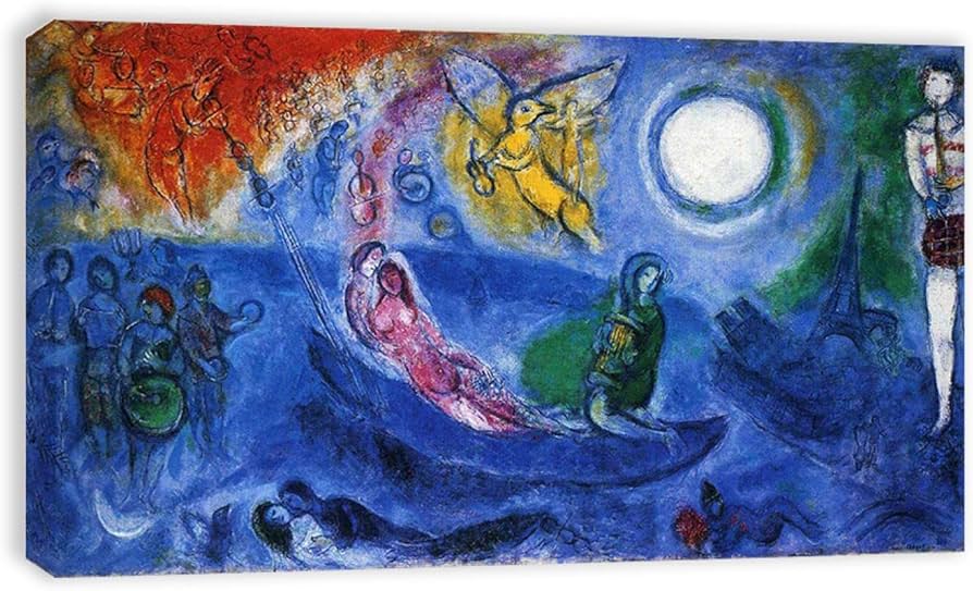 Amazon.co.jp: マルク・シャガール（コンサート） 有名な帆布印刷絵画
