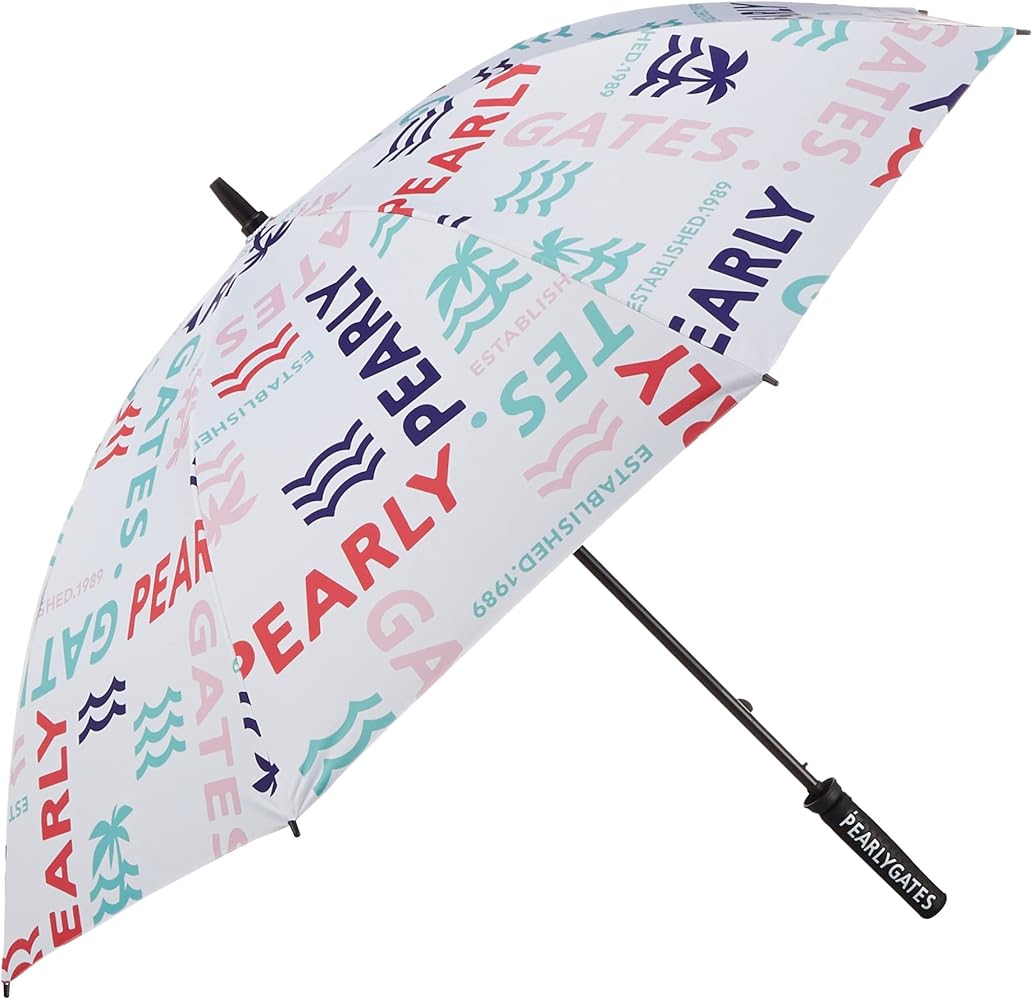 ああ パーリーゲイツ ゴルフ用傘 ブラック/コミック柄カバー タグ付き