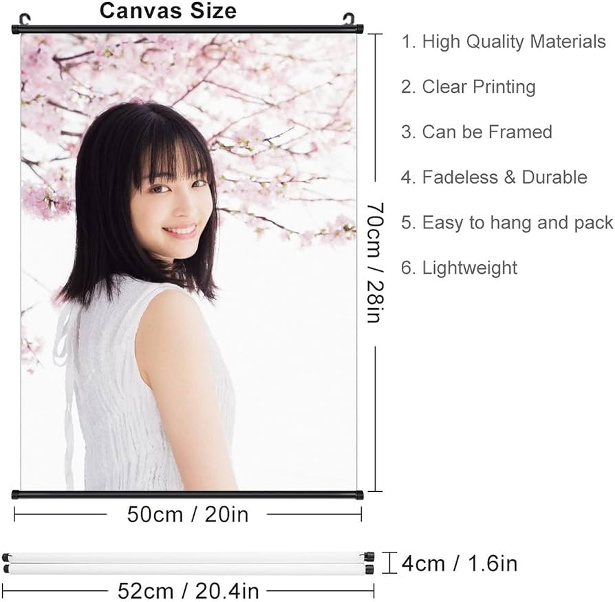 Amazon.co.jp: 広瀬すず ポスター 掛け画 組立式 アートワーク