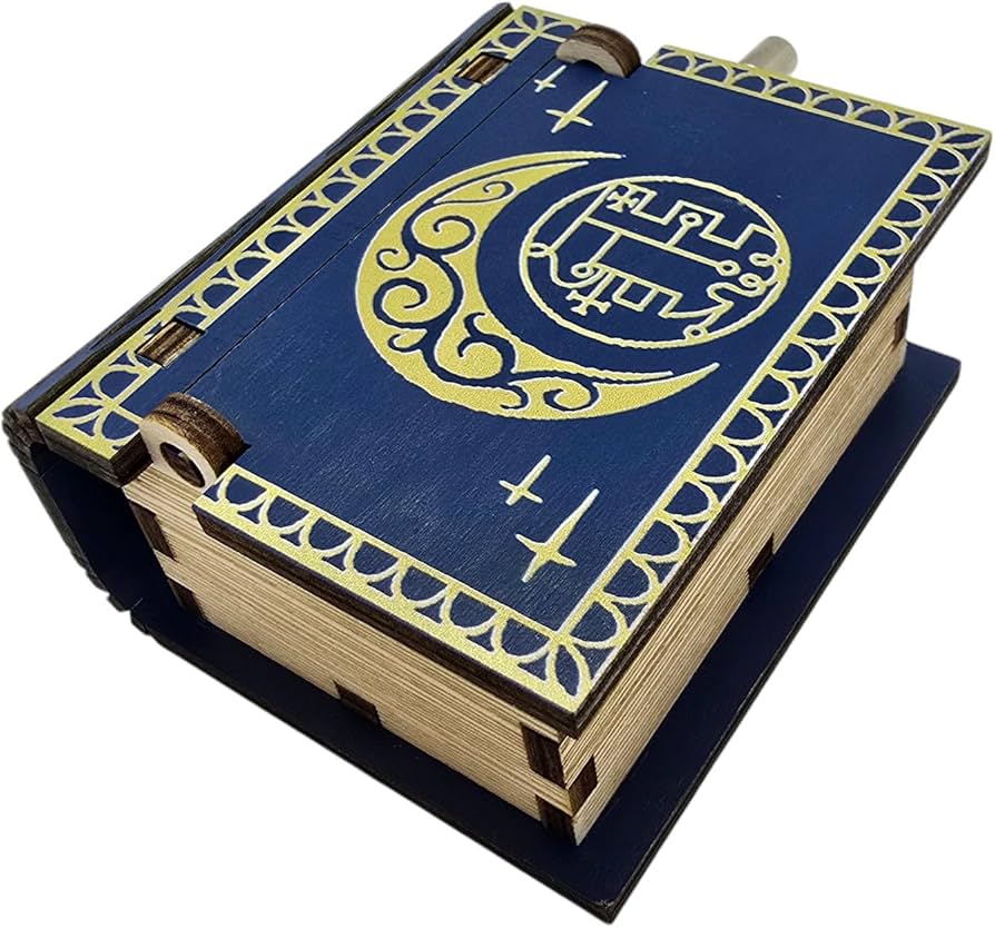 Amazon.com: Black Bazaar Stolas Grimoire Book Music Box You Will