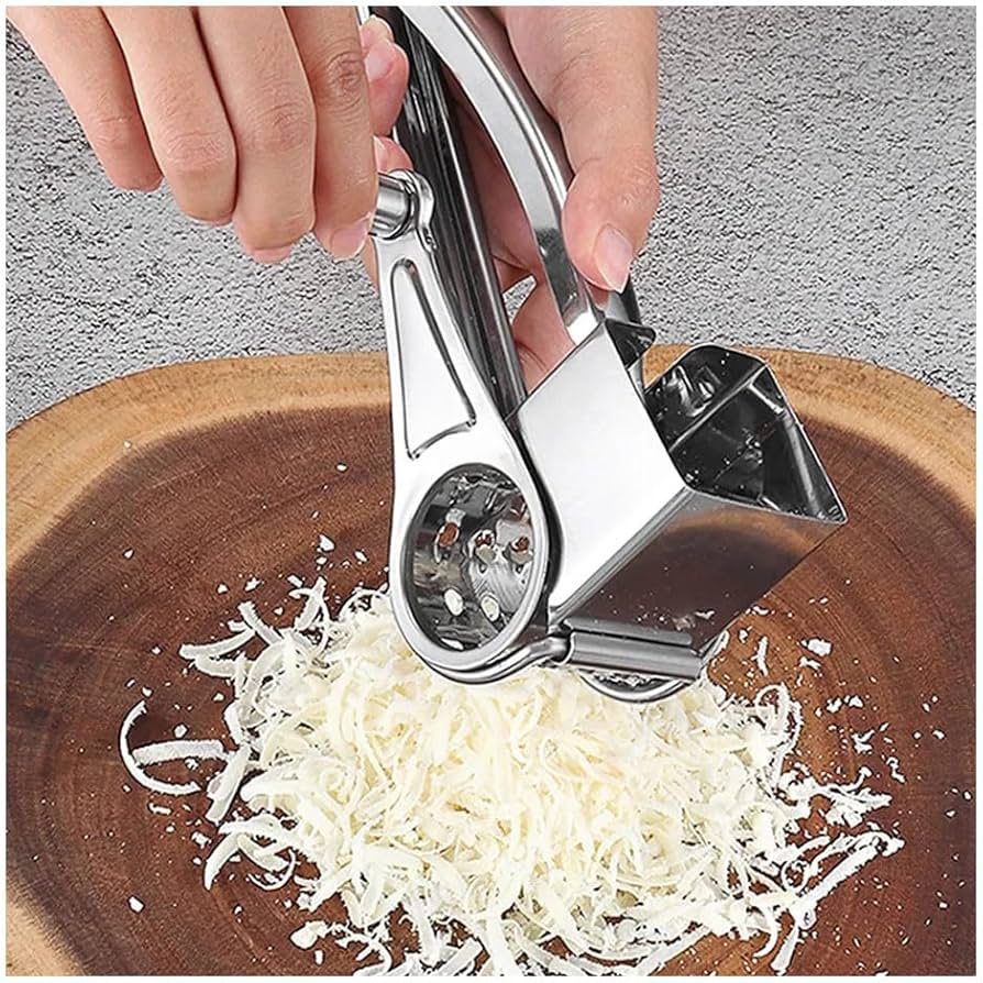 Amazon | チーズおろし器ロータリーチーズおろし器ステンレス鋼チーズ