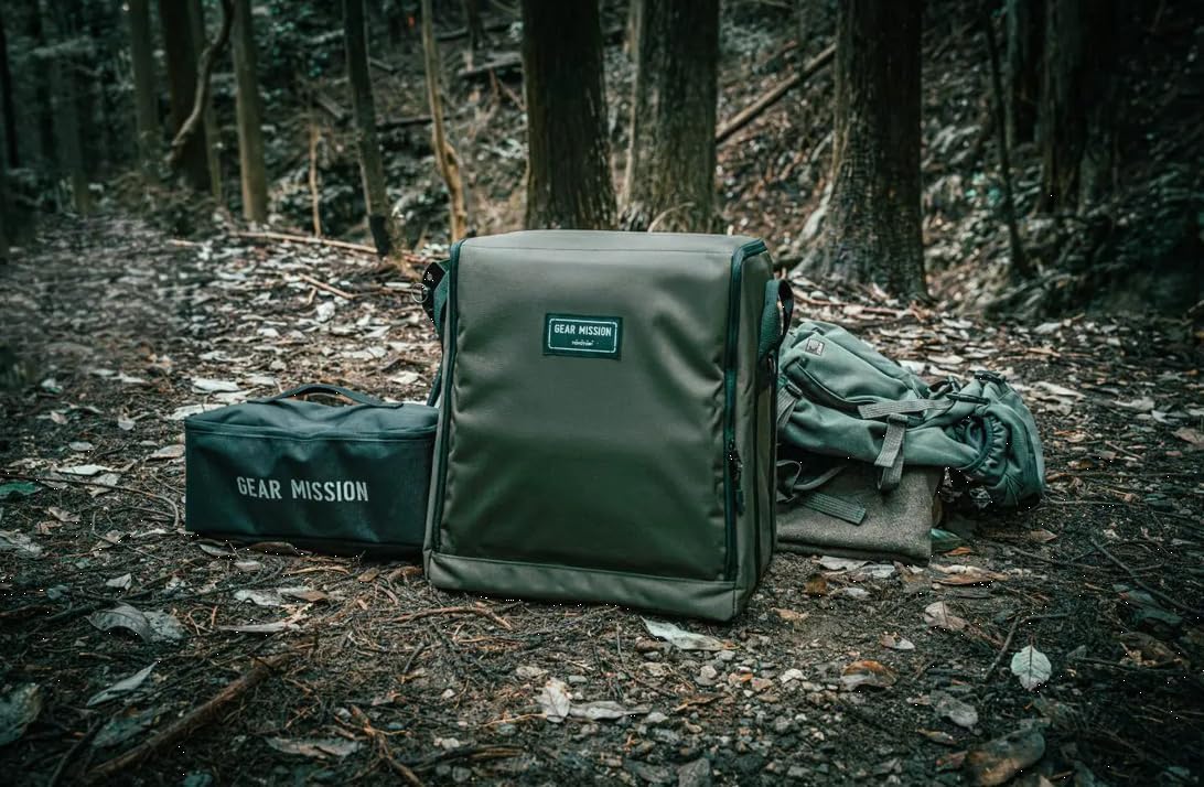 希少GEAR MISSION 石油ストーブ オリーブグリーン 収納バッグ付き