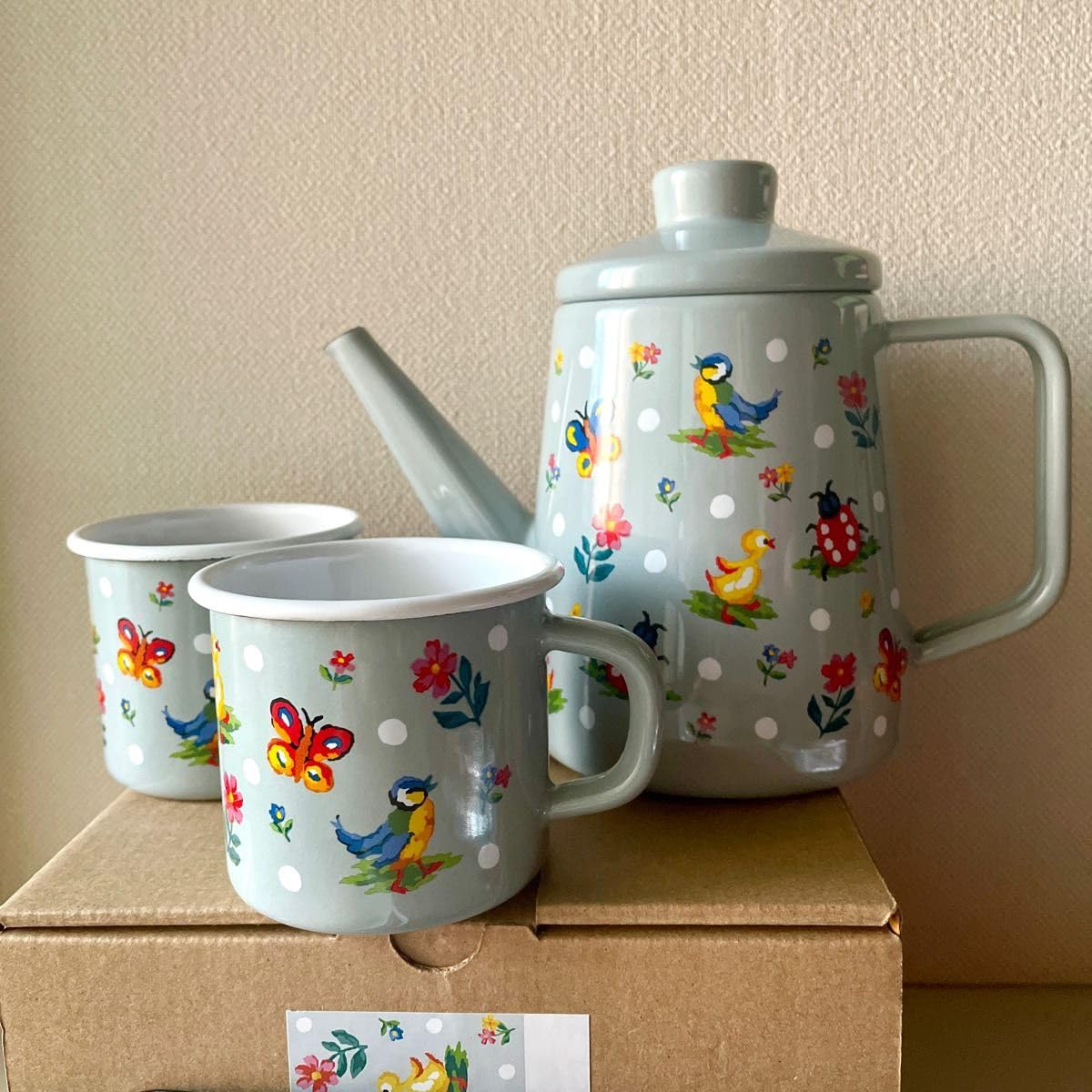 Amazon.co.jp: ！フェイラーハイジドット ホーローミルクパン