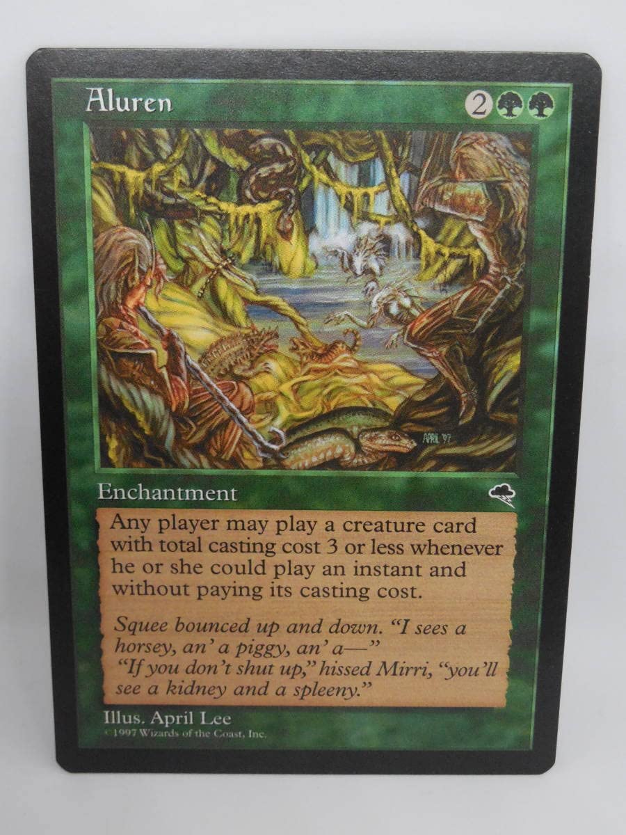 MTG テンペスト TMP 魔の魅惑 英語版 4枚セット 魔の魅惑 英語版