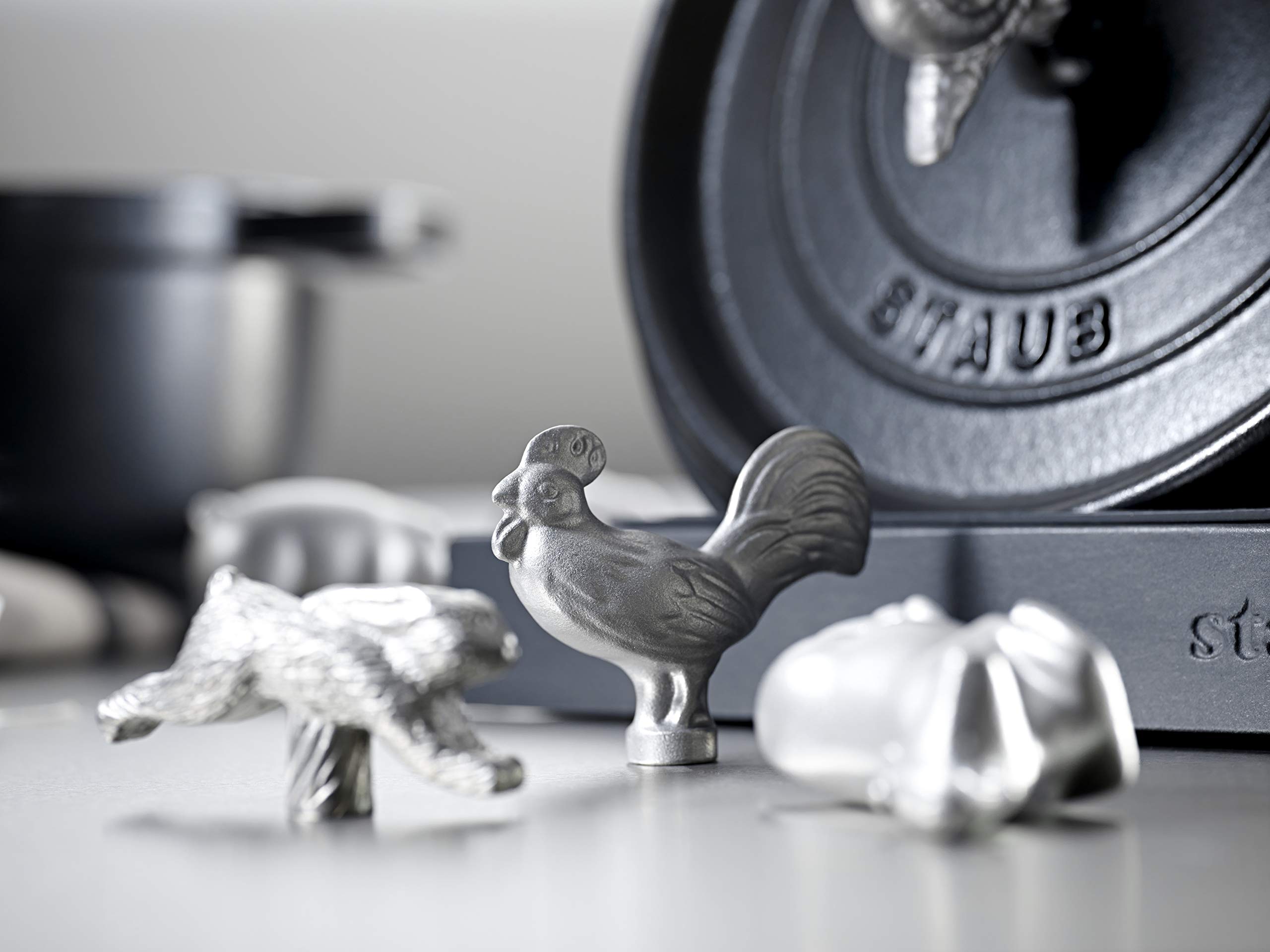 Amazon.co.jp: staub ストウブ 「 アニマルノブ チキン 」 取っ手