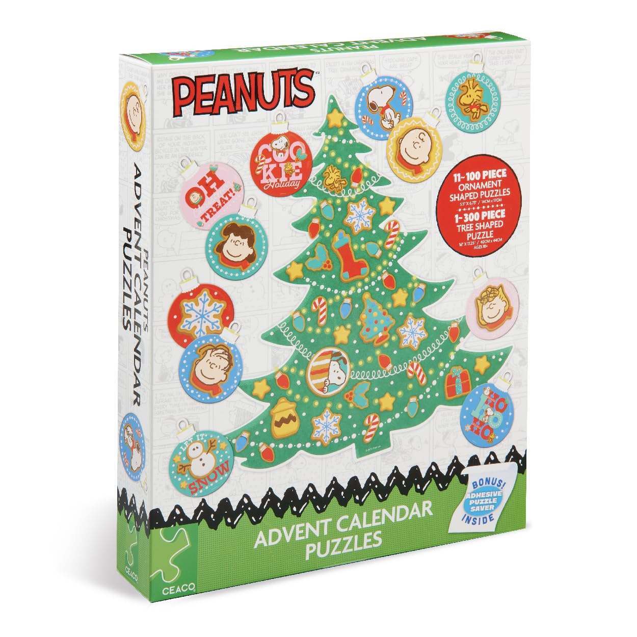 Amazon.com: Ceaco - Peanuts 12 Days of Christmas Advent Calendar