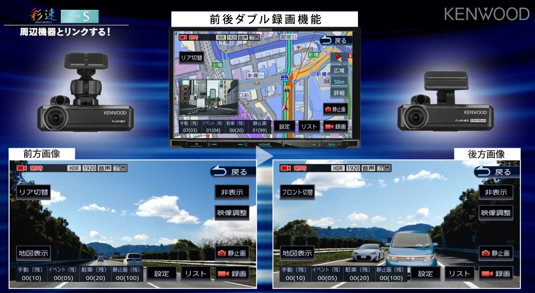 Amazon | KENWOOD ケンウッド カーナビ 7インチMDV-S706 彩速