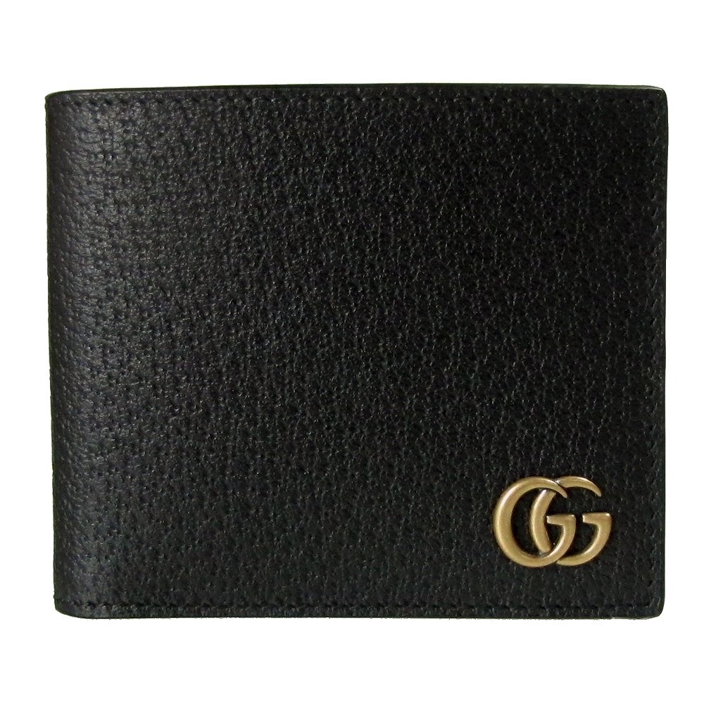 Amazon.co.jp: [グッチ] 二つ折り財布 メンズ 札入れ 小銭入れなし