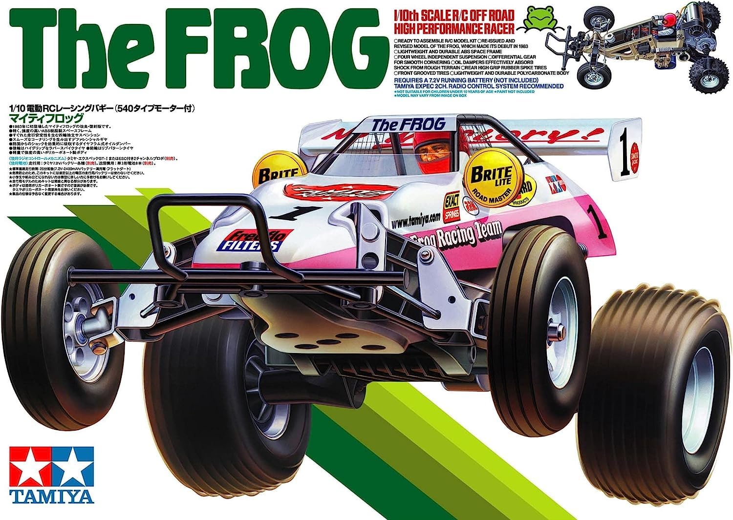 Amazon.com: Tamiya 58354 1/10 Rc Frog Kit : Toys & Games