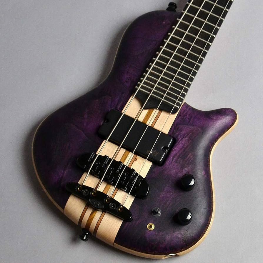 Amazon | MAYONES Cali4/Trans Purple ミニエレキベース メイワンズ
