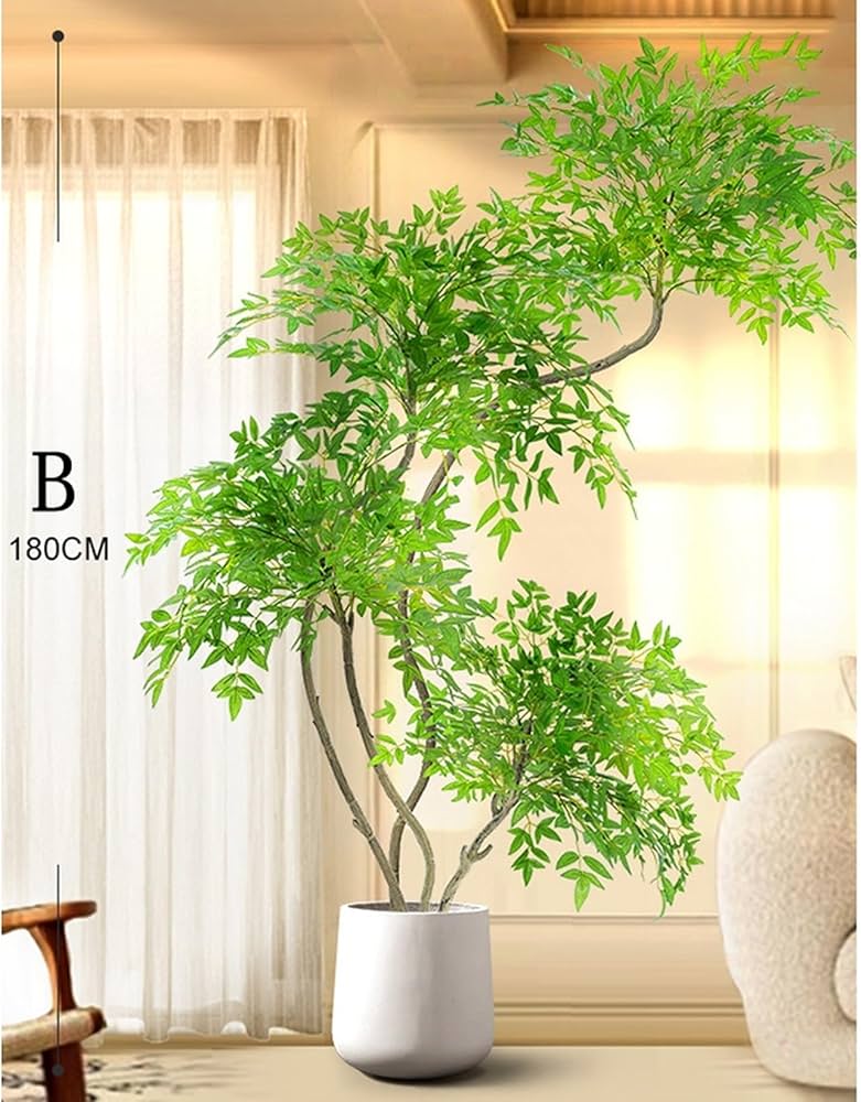 Amazon｜HGJH 常緑樹 人工観葉植物 カラー3 大型 フェイクグリーン