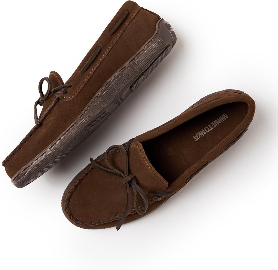 Amazon.com | Minnetonka Men's Everyday Moc, Chocolate, Size 8
