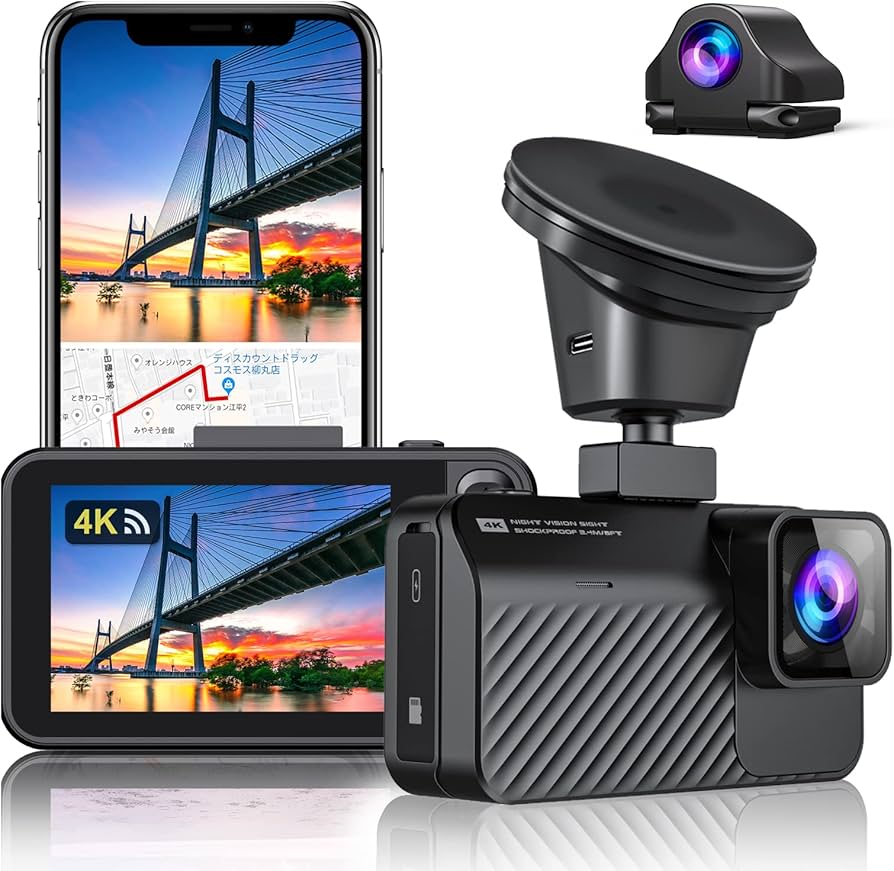 Amazon.co.jp: Changer ドライブレコーダー 4K録画 前後2カメラ 前後