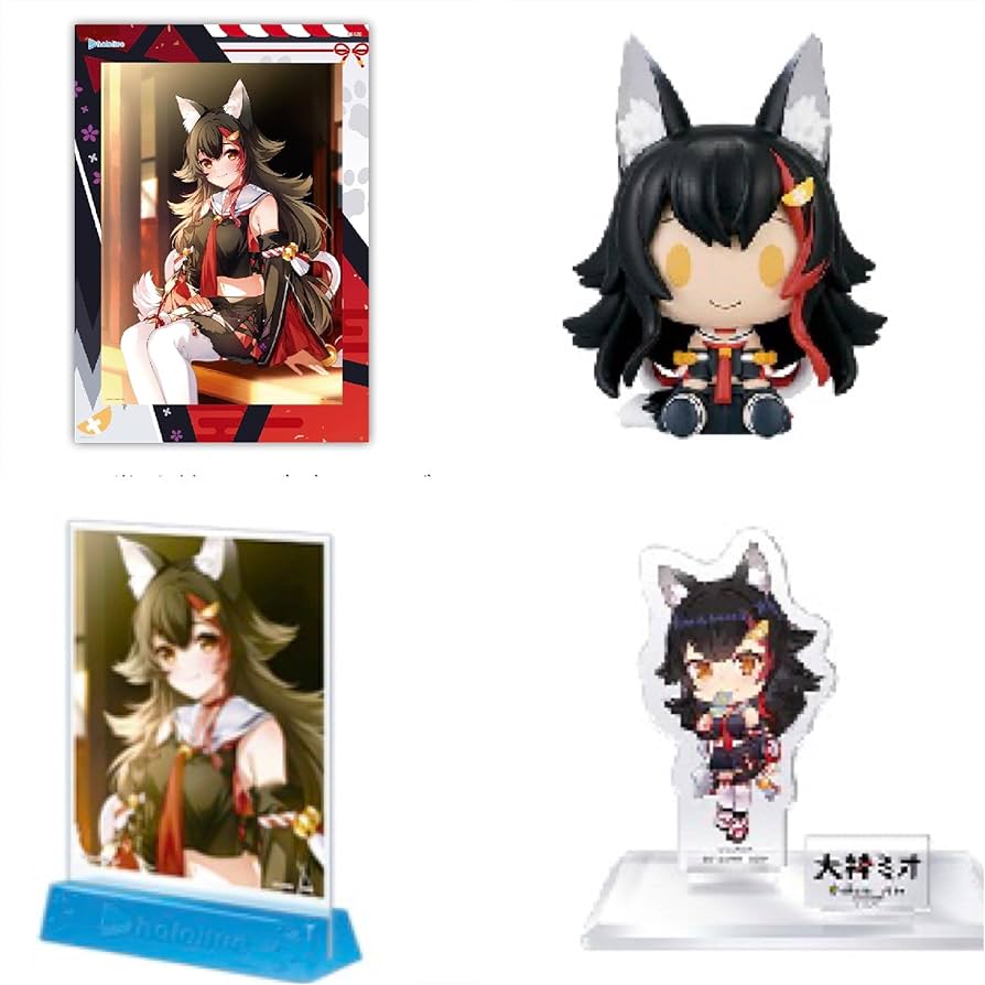 Amazon | 一番くじ ホロ*ライブ vol.4 大神ミオ 4点セット