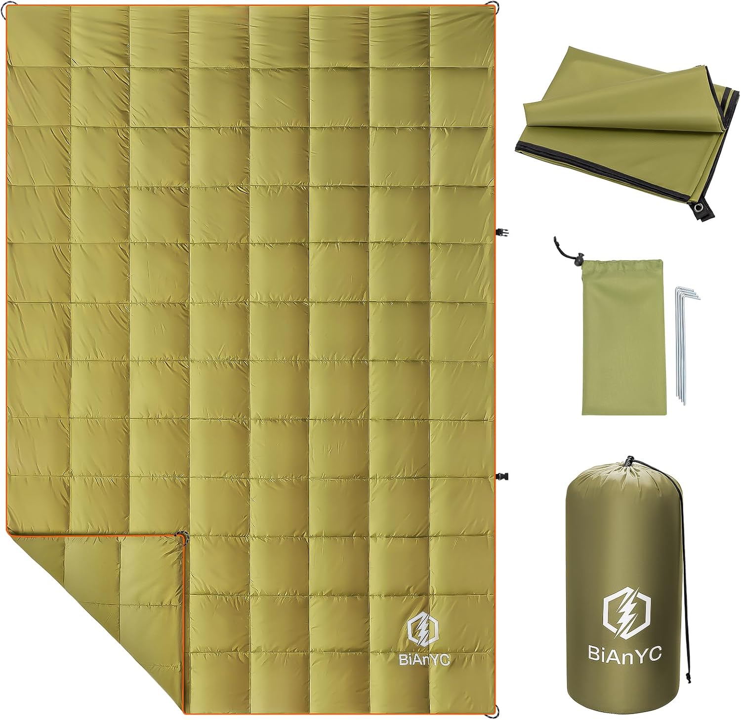 BiAnYC B2Jiu ブランケット ひざ掛け アウトドア キャンプ BiAnYC