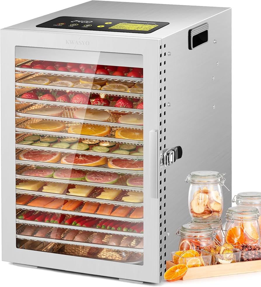 Amazon.co.jp: KWASYO 12層フードドライヤー 二重扇風機 800W 高効率