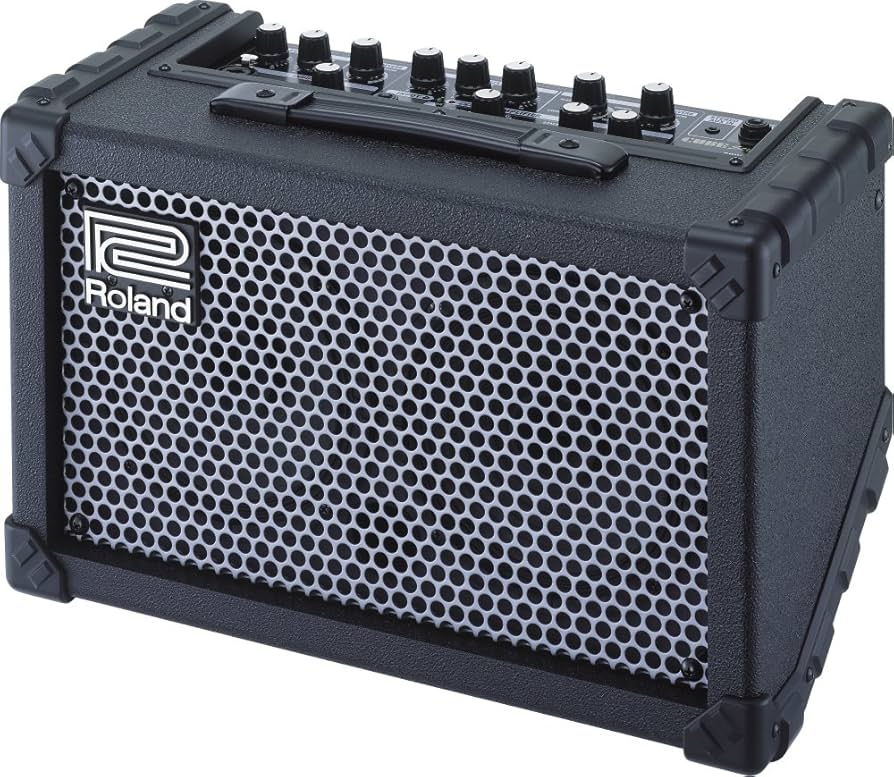 Amazon | Roland Battery Powered Stereo Amplifier レッド CUBE-ST-R