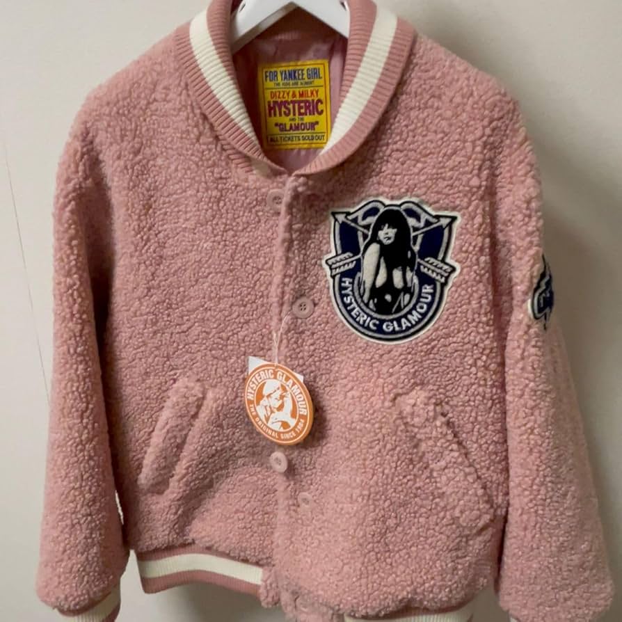 Amazon.co.jp: HYSTERIC COLLEGEワッペン ボアスタジャン ヒステリック