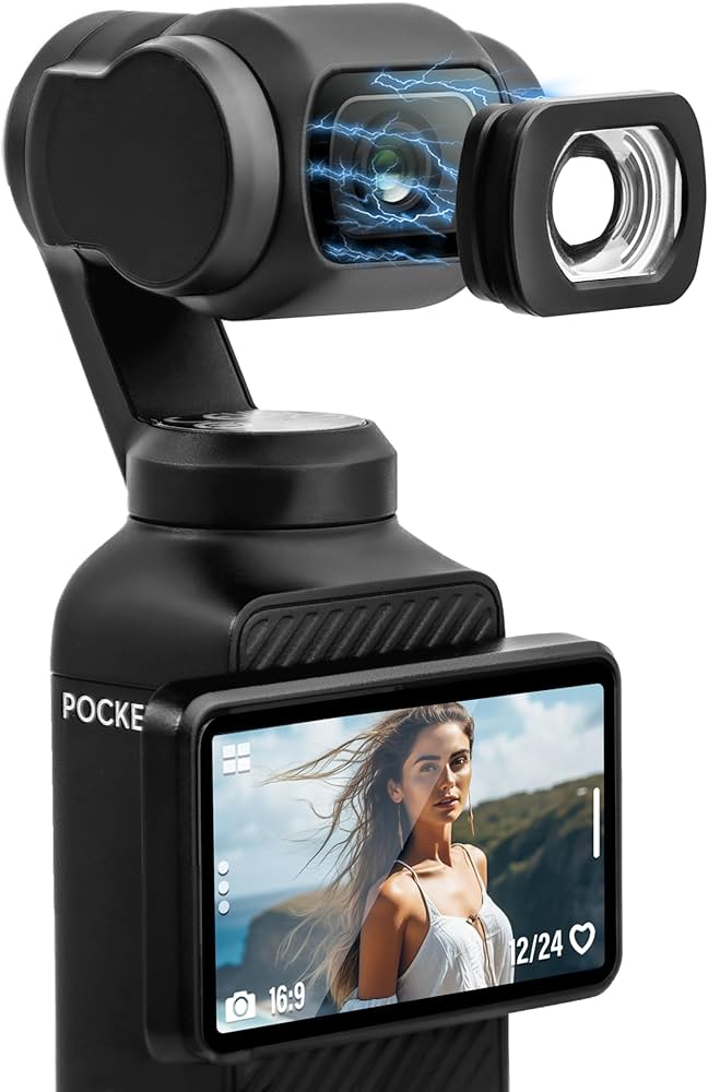 Amazon.com : Tomat Osmo Pocket 3 Wide Angle Lens,112° Magnetic