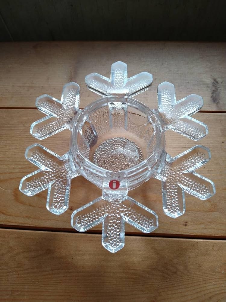 Amazon.co.jp: イッタラ iittala スノークリスタル キャンドルホルダー