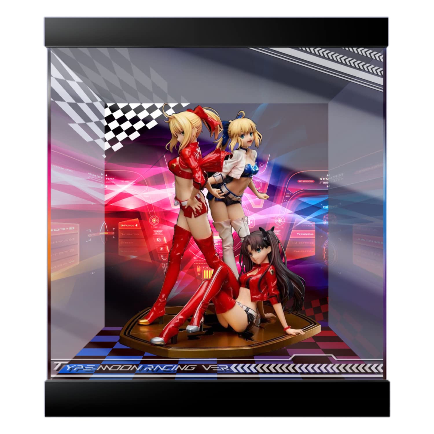 Amazon.co.jp: セイバー ネロ 遠坂凛 TYPE-MOON RACING Ver. 1/7