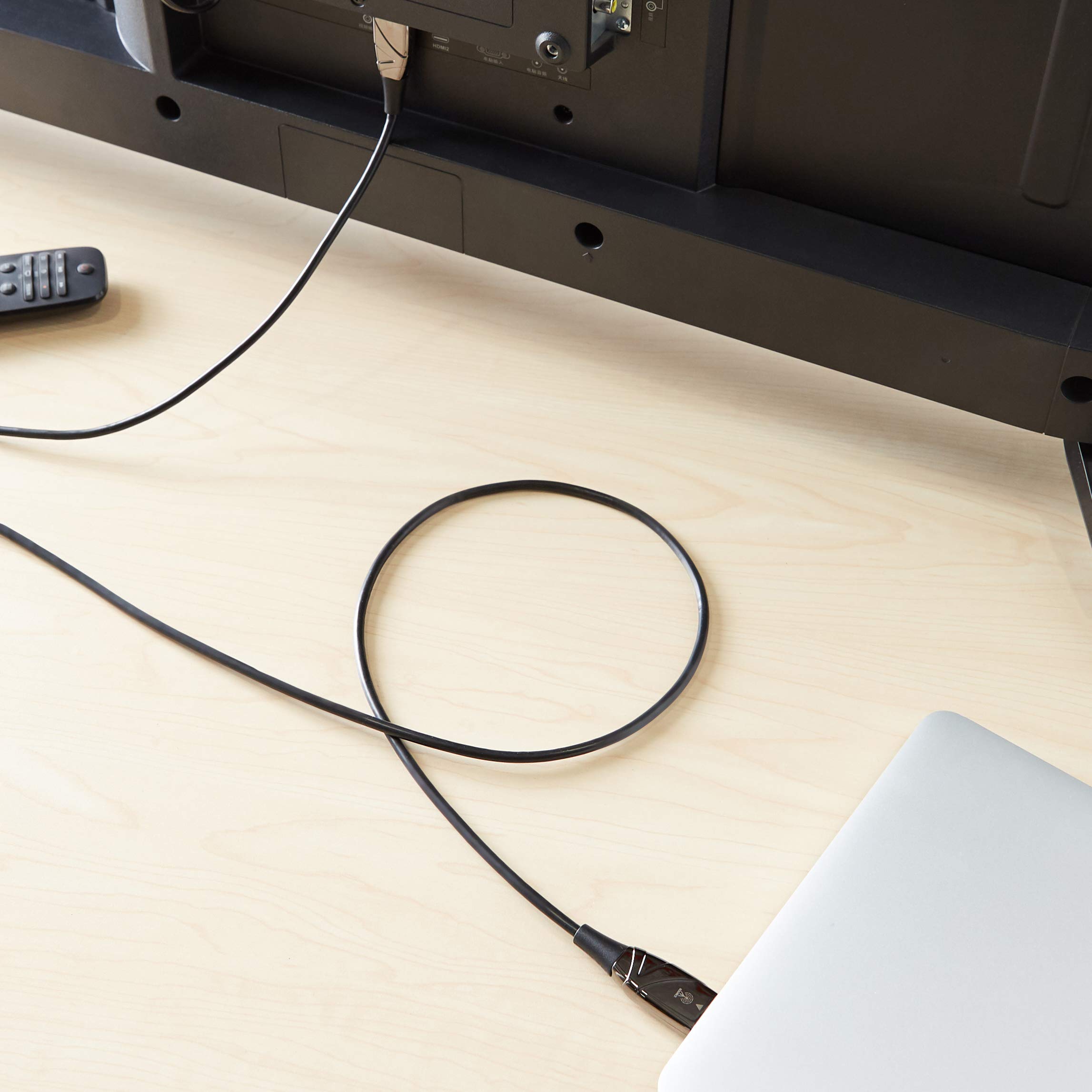 Amazon.com: Amazon Basics HDMI Fiber Optic Cable, 18Gbps High