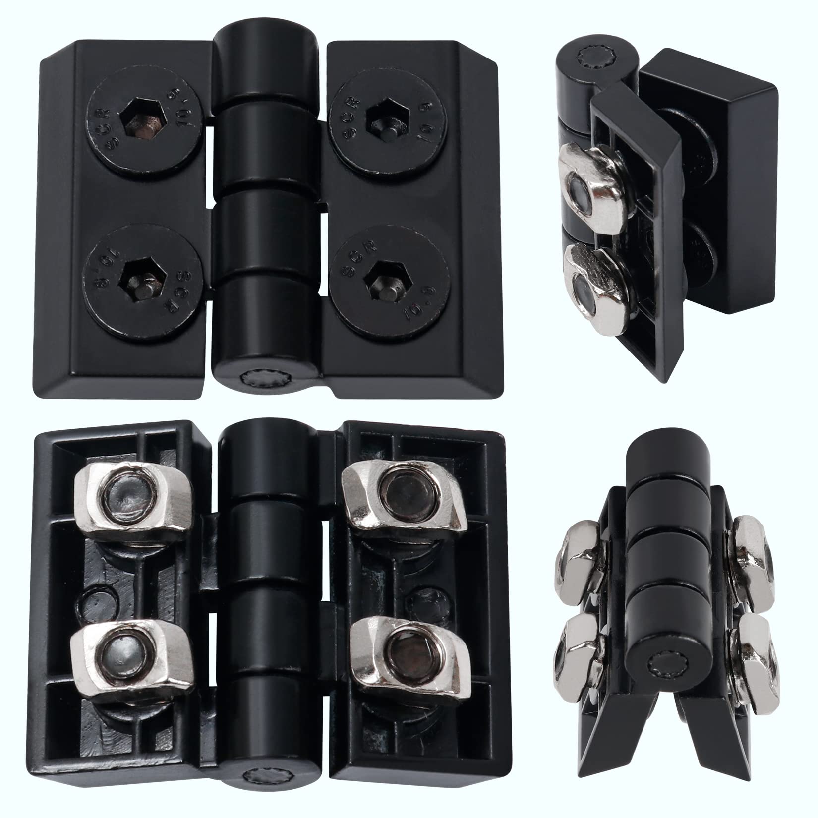 Amazon.co.jp: KOOTANS 合金ヒンジ 4セット 2020シリーズ 6mm T