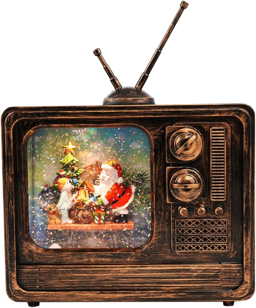 Amazon.co.jp: [PLATA] スノードーム クリスマス LEDライト オルゴール